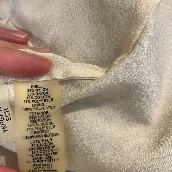 Karl Lagerfeld Lace Overlay Blouse - Picture 8 of 9